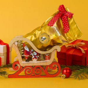 Tuareg cu sanie decorativă de Crăciun