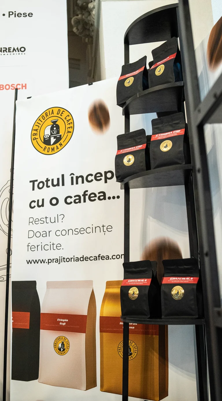 Standul Prăjitoria de Cafea la un eveniment din Iași